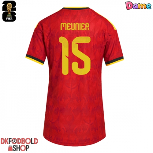 Belgien Thomas Meunier #15 Hjemmebanetrøje Dame VM 2026 Kort ærmer